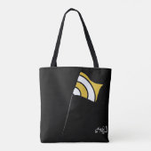 Gepersonaliseerd Tas (Goud Wit) (Achterkant)