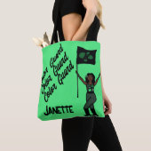 Gepersonaliseerd Tas (Green Flower) B (Dichtbij)