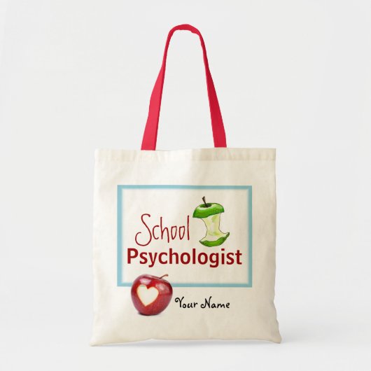 Gepersonaliseerd Tas schoolpsycholoog (Voorkant)