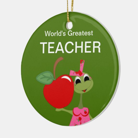 Gepersonaliseerd Teacher's Frog Ornament (Links)