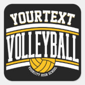 Gepersonaliseerd team van de School van de Speler  Vierkante Sticker (Voorkant)