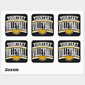 Gepersonaliseerd team van de School van de Speler  Vierkante Sticker (Vel)