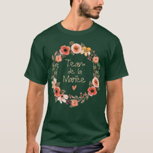 Gepersonaliseerd team van vrouwen EVJF Bride Crown T-shirt