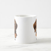 Gepersonaliseerd teckel koffiemok (Center)