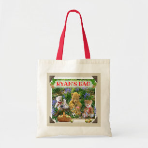 GEPERSONALISEERD TEDDY BEARS PICNIC TOTE BAG