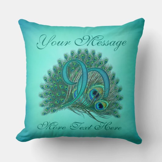 Gepersonaliseerd tekst elegant 90e verjaardag 90 K Kussen (Voorkant)