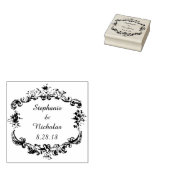 gepersonaliseerd tekst Lijst Rubberstempel (Gestempeld)