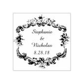 gepersonaliseerd tekst Lijst Rubberstempel (Afrduk)