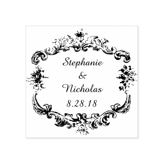  gepersonaliseerd tekst Lijst Rubberstempel (Afrduk)