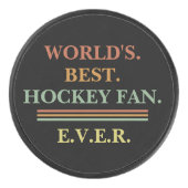 Gepersonaliseerd tekst | 's Werelds beste (...) o Hockey Puck (Voorkant)