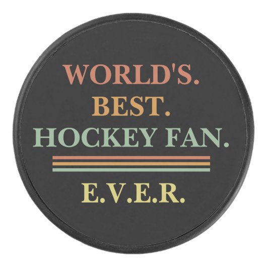Gepersonaliseerd  tekst | 's Werelds beste (...) o Hockey Puck (Voorkant)