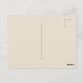 Gepersonaliseerd tekstbericht briefkaart (Achterkant)