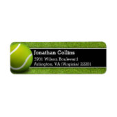 Gepersonaliseerd Tennis-patroon | Sport Etiket (Voorkant)