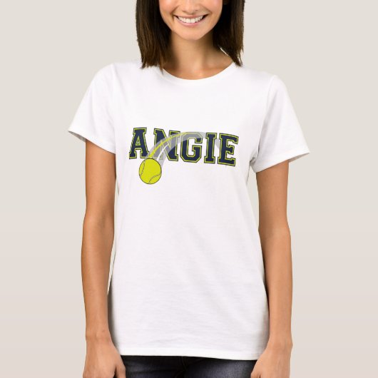 Gepersonaliseerd tennis t-shirt (Voorkant)