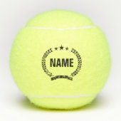 Gepersonaliseerd tennisbal met  krest logo tennisballen (Voorkant)