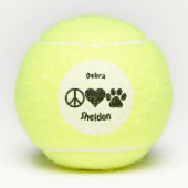 Gepersonaliseerd Tennisballen (Voorkant)