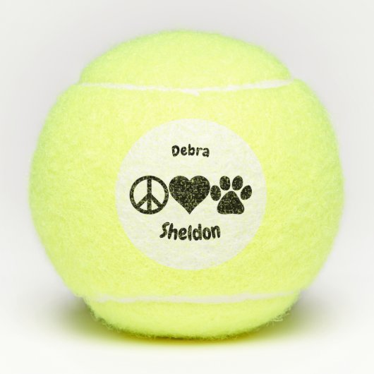 Gepersonaliseerd Tennisballen (Voorkant)