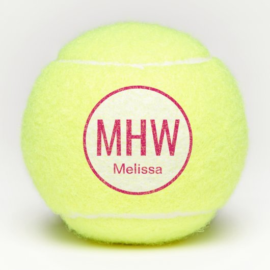 Gepersonaliseerd Tennisballen (Voorkant)