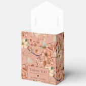 Gepersonaliseerd Terracotta Wildflower Baby shower Bedankdoosjes (Open)