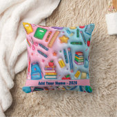 Gepersonaliseerd Terug naar School 2026 Kussen (Deken)