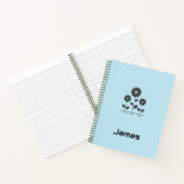 Gepersonaliseerd Terug naar school - Minimalistisc Notitieboek (Binnen)