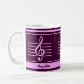Gepersonaliseerd Terug naar School Music School Koffiemok (Links)