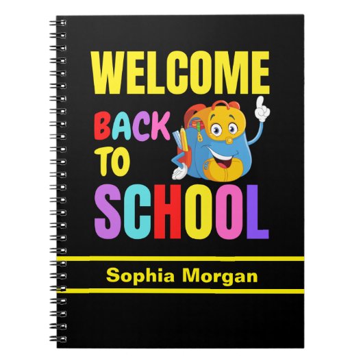 Gepersonaliseerd Terug naar School Notitieboek (Voorkant)