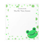 Gepersonaliseerd Terug naar School Teacher Notitieblok (Voorkant)