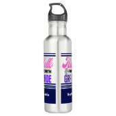 Gepersonaliseerd terug naar school Vierde klas Waterfles (Achterkant)