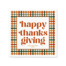 Gepersonaliseerd Thanksgiving diner