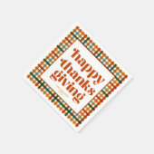 Gepersonaliseerd Thanksgiving diner Servet (Hoek)