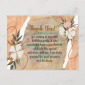 GEPERSONALISEERD  THEMA DANK JE KAART (Voorkant)