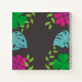 Gepersonaliseerd thema Spiral Sketch Notitieboek (Achterkant)