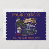 Gepersonaliseerd ticket voor de Polar Express Kaart (Voorkant)