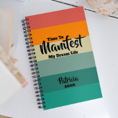 Gepersonaliseerd tijd om mijn droomlevensdagboek t notitieboek