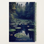 Gepersonaliseerd tijdschrift "Dark Etheral Waters" Notitieboek (Achterkant)