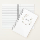 Gepersonaliseerd tijdschrift - Vrouwelijke Waterve Notitieboek (Binnen)