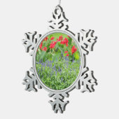 Gepersonaliseerd Tin Sneeuwvlok Ornament (Rechts)