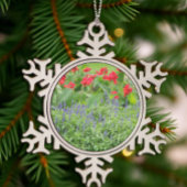 Gepersonaliseerd Tin Sneeuwvlok Ornament