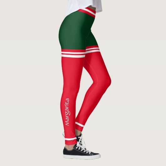 Gepersonaliseerd 'Tis Het Seizoen Schattige Leggings (Rechts)