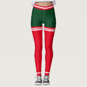 Gepersonaliseerd 'Tis Het Seizoen Schattige Leggings (Voorkant)