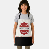 Gepersonaliseerd toekomstig brandweerman rood Logo Schort (Insitu)