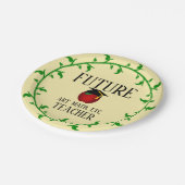 Gepersonaliseerd toekomstige docent van de Graduat Papieren Bordje (Gekanteld)