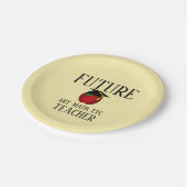 Gepersonaliseerd toekomstige docent van de Graduat Papieren Bordje (Gekanteld)