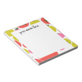 Gepersonaliseerd tomatenNotitieblok Notitieblok (Schuin)