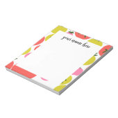 Gepersonaliseerd tomatenNotitieblok Notitieblok (Linkerzijde)