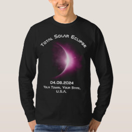 Gepersonaliseerd TOTAAL ZONNE-ECLIPSE Shirt met la