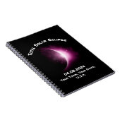 Gepersonaliseerd TOTAAL ZONNEVERDUISTERING 2024 Re Notitieboek (Rechterzijde)