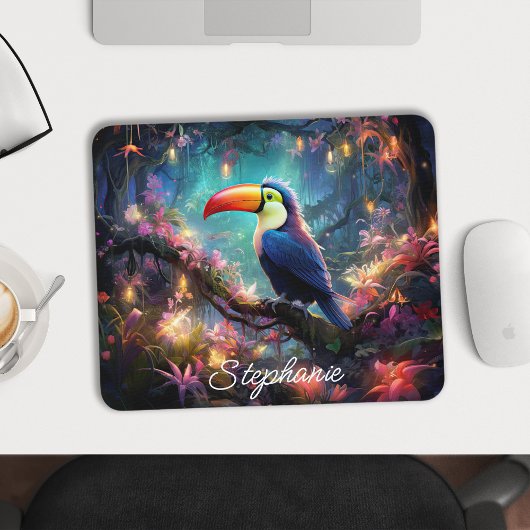 Gepersonaliseerd Toucan Paradise Muismat