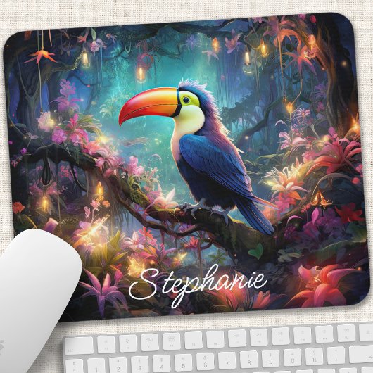 Gepersonaliseerd Toucan Paradise Muismat